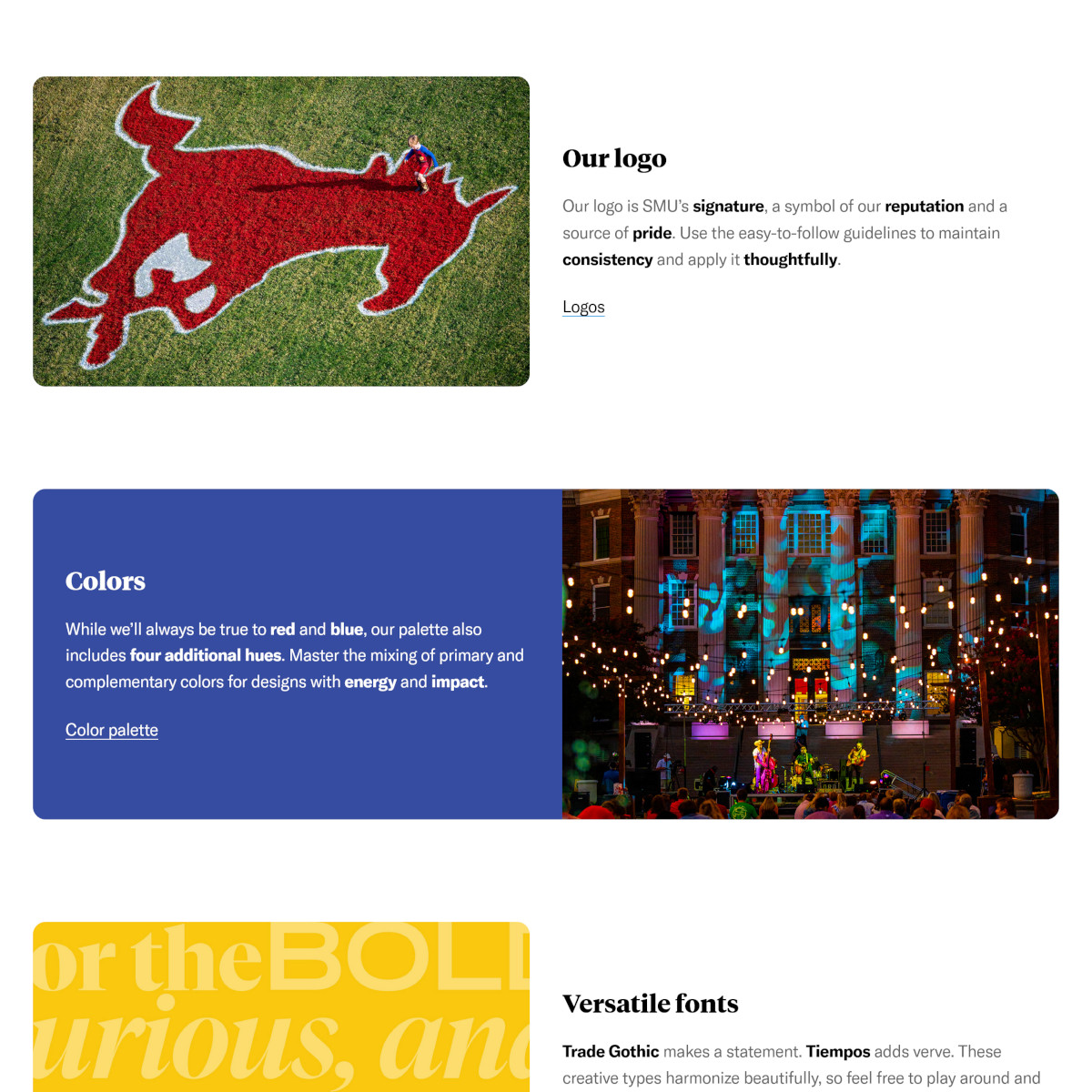 SMU Brand Site