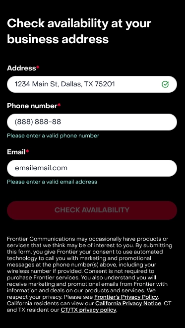 Frontier Serviceability Flow