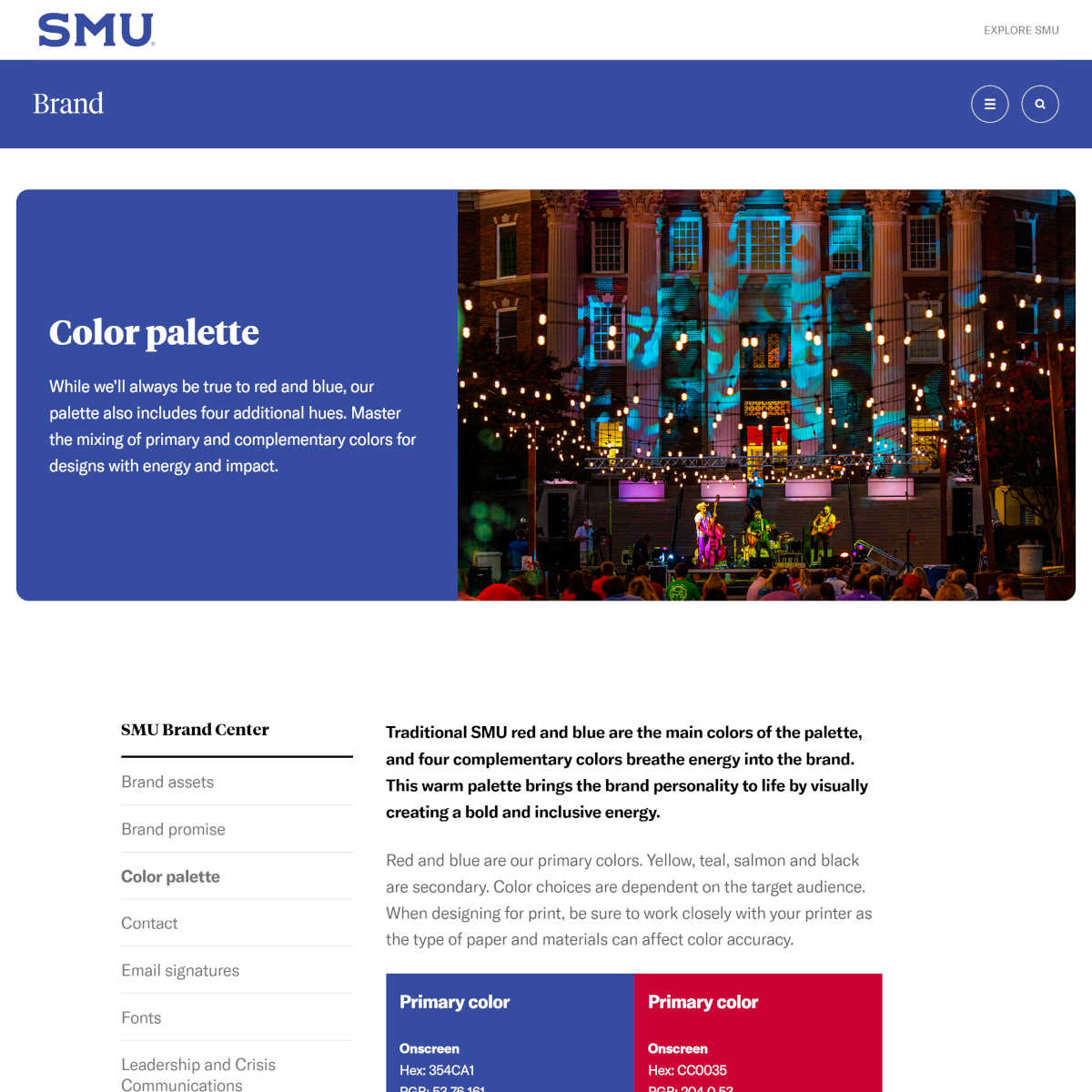 SMU Brand Site